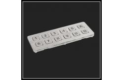 China LED Backlight IP65 Double Row Stainless Steel Keypad For Information Kiosk supplier