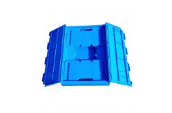 China plastic collapsible crate plastic stackable crates folding boxs with lids supplier