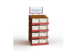 China Cigars Metal Table Top Display Stands With 4 Layers Wire Counter Top Display supplier