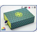 1200gsm Cardboard Printed Slide Drawer Box Package Ribbon Handle for sale