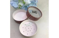 China Modern Flower Black Powder Paper Cylinder Container With PVC Transparent Window supplier