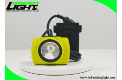 China 25000lux Brightness Coal Mining Helmet Lights Yellow Shell ABS Anti Cracked IP68 Waterproof supplier