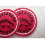 Fashion Custom Clothing Patches / Embroidered Silicone Patches for sale