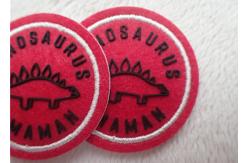 China Fashion Custom Clothing Patches / Embroidered Silicone Patches supplier