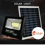 High Brightness Solar Floodlight Led 208pcs Super Large Solar Panel Remote Control 100w