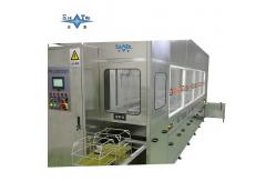 China Full Automatic Ultrasonic Cleaning Line 40KHz - 132KHz Ultrasonic PCB Cleaner With Vacuum Drying supplier