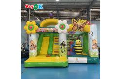 China Insect Paradise Inflatable Bounce Slide Combo Jumping Castle For Amusement Park supplier
