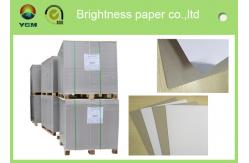 China Durable Coated Duplex Board Grey Back , 360um Printing Coated Art Paper supplier
