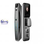 Aluminum Alloy Face Recognition Door Lock Video Calling Face Id Smart Lock for sale