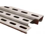 Q235 Galvanized Steel Profile Mounting Stand Racking Brackets For Solar Panel Mount System for sale