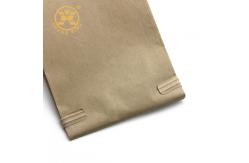 China PEO BOPP Standing Zipper Bakery Bread Packaging Paper Bag With Clear Window supplier