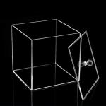 Custom  Display Case With Magnet Lid Acrylic Booster Box  With Closure Protector Case for sale