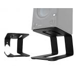 White Black Studio Monitor Speaker Stands With Metal Iron Construction for sale