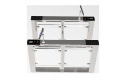 China Acrylic Swing 0.2s flap barrier turnstile 2 Ways Bidirectional supplier