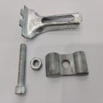 Corrosion Resistant Silver Metal Fence Post Clips For Fencing Applications for sale