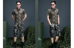 China Comfortable Army Military Uniforms , Polyester Military Camouflage Clothing supplier