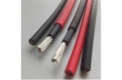 China XLPE Insulation, XLPE Jacket PV Solar Cable, Red Color PV Solar Cable, -40-+90℃ Cable supplier