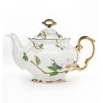 Ceramic Chinese Teapot  Kettle Floral Design Teapot Large Capacity For Afternoon Tea for sale