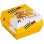 Customized Biodegradable Fast Food Takeout Box for Customized Logo and Shape