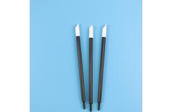 China High Absorbency PU Head Printer Cleaning Swab With Black Handle supplier