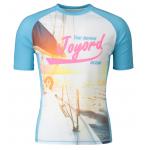 Elastic Custom Rash Guard Fashion Looking Anti Wrinkle High Wear Resistant for sale