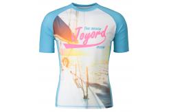 China Elastic Custom Rash Guard Fashion Looking Anti Wrinkle High Wear Resistant supplier
