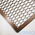 Ceiling Architectural Metal Mesh Screen Wire Grille Inserts For Cabinets OEM for sale