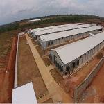 Galvanized Steel Frame Chicken House Bolts Connection Steel Structure Poultry Sheds