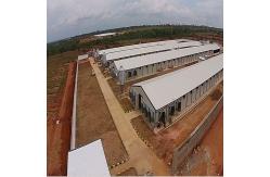 China Galvanized Steel Frame Chicken House Bolts Connection Steel Structure Poultry Sheds supplier