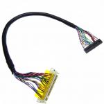 300V Rated Copper Conductor LVDS Cable Flame Retardant PVC Jacket UL VW-1 for sale
