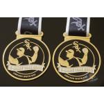 Toss Metal Awards Custom Sports Medals Bespoke Design Sublimated Ribbon for sale
