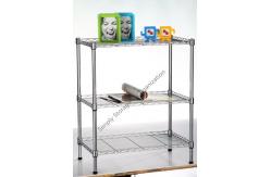 China Adjustable Steel Wire Shelving With Coated Customizable Tires 800bls For Storage supplier