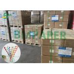 15mm 19mm 60gsm Straw Paper Roll White Kraft Colour Stripe Printable MG Craft Paper for sale