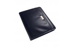 China Nontoxic 26x32x3cm Leather Business Portfolio Folder Multifunctional With Power Bank supplier