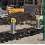 Stable Operation Traffic Hydraulic Road Blocker Lifting Column Adjustable Rise Time