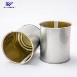 Peel Off Opening Round Tin Can D73x85mm Tin Packaging For Food for sale