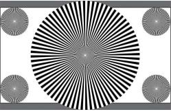 China Reflective / Transmisive Camera Lens Test Chart 16/9 72 Sectors Reflectance YE0161 supplier