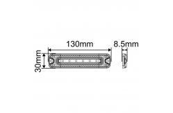 China Waterproof Truck Strobe Light 18W LED Emergency Vehicle Lights With Function Flashing Pattern supplier
