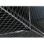Security Reinforced Flexible Wire Mesh Netting SS 304 Architectural Ferruled Fence for sale