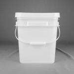 20L Plastic Bucket With Lid Food Grade Bucket Plastic Pail Paint Bucket for sale