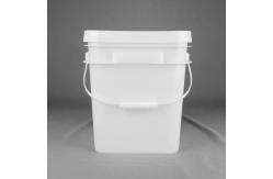 China Printing Options for Square Plastic Bucket IML Thermal Transfer and Screen Printing supplier