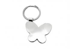 China Butterfly Cute Small Keychains Eco Friendly Zinc Alloy Bamboo Material supplier