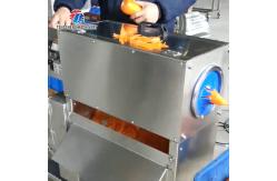 China 1800pcs/H 220V Fruit And Vegetable Peeler Machine Carrot Paring Equipment supplier