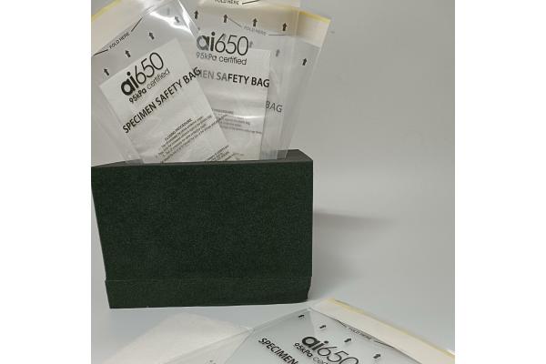 7 Slotted Adhesive Liquid Tight Specimen Bag For Pill Drug Labortary