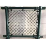 4mm Thickness 4 Ft Green Cyclone Fence Pvc Coated Diamond Wire Mesh for sale
