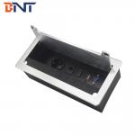 Popular Embedded On Conference Table Flip Up Tabletop Socket Replacement Desk Jack With Power /USB for sale