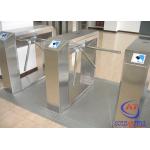 pedestrian control Full automatic Half Height Turnstiles gate barrier system direction arrow for sale