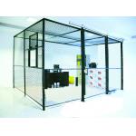 Heavy Duty Two Sides Industrial Storage Cage , Wire Mesh Storage Lockers Full Height for sale