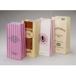 Customized Logo Kraft Paper Bags Take Away Fast Food / Bread / Shopping Bag for sale