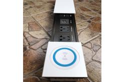China Wireless Charging Multimedia Conference Table Socket / Under Table Power Socket supplier